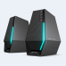 BOXE EDIFIER Gaming 2.0, RMS:  5W (2 x 2.5W), bass 2.5, control volum, BT/USB/AUX, sound mode: Music/Game/Movie, 12 x LED RGB, frecv. raspuns 98Hz-20KHz, USB power, black, G1500-BK (timbru verde 0 