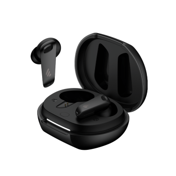 CASTI Edifier, wireless, intraauriculare - butoni, pt smartphone, microfon pe casca, conectare prin Bluetooth 5.4, negru, USB-C, ANC, IP54,  