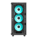CARCASA DeepCool CC560 V2, Middle Tower, ATX, fara sursa, 4xfan, USB 3.2 gen 1 x 1, USB 2.0 x 2, audio, PSU shroud, 7 sloturi expansiune, iluminare LED, negru, R-CC560-BKGAA4-G-2 (timbru verde 0.3 