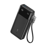 POWER BANK Anker 20.000 mAh, 30W PD 3.1, 1 x USB, 2 x USB-C, afisaj inteligent, 560 g, negru, POWER BANK Anker 20.000 mAh, 30W PD 3.1, 1 x USB, 2 x USB-C, afisaj inteligent, 560 g, negru,
