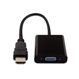 Accesoriu monitor / Accesoriu televizor V7 HDMI TO VGA ADAPTER BLACK/HDMI1.4 TO VGA VIDADPTR 1080PFHD CBLHDAVBLK-1E