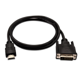 Accesoriu V7 HDMI TO DVI-D SINGLE LINK BLK/HDMI TO DVI-D CABLE 1080P FHD 1M V7HDMIDVID-01M-1E