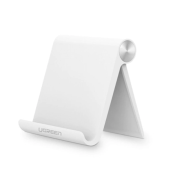 SUPORT Telefon/Tableta Ugreen, LP115 pt. SmartPhone sau Tableta, fixare pe birou, universal cu unghi reglabil, alb 30485 - 6957303834853 