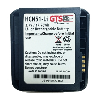 GTS Electronics CN50/CN51 EXTENDED LI ION/4800MAH 3.7V 318-039-001 HCN51-LI