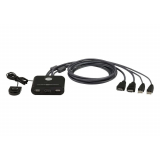 NET SWITCH KVM USB HDMI 2PORT/FHD CS22HF-AT ATEN CS22HF-AT (timbru verde 2.00 lei) 