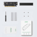 ADAPTOR Ugreen, CM465 M.2 (M)(NVMe) la PCle 4.0, adaptor pt. SSD M.2 cu form factor 2280/2260/2242/2230, radiator (Heat Sink) 30715 - 6957303837151 