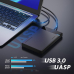 RACK extern Ugreen, US221 pt HDD si SSD SATA 2.5 conectare USB 3.0 max 5 Gbps, ABS, gri 30847 (timbru verde 0.8 lei) - 6957303838479 
