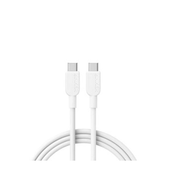 Cablu alimentare si date Anker, USB Type-C (T) la USB Type-C (T), 0.9m, 480 Mbps, 240W, braided, alb, 