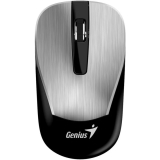 MOUSE Genius, ECO-8015, PC sau NB wireless, 2.4GHz, optic, 1600 dpi, butoane/scroll 3/1, argintiu, 31030011411 (timbru verde 0.18 lei) 
