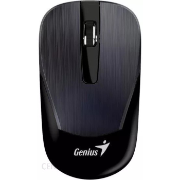 MOUSE Genius, ECO-8015, PC sau NB wireless, 2.4GHz, optic, 1600 dpi, butoane/scroll 3/1, negru, 31030011412 (timbru verde 0.18 lei) 