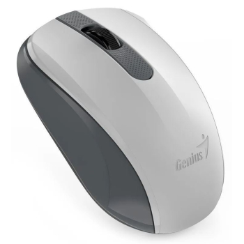 MOUSE Genius, NX-8008S, PC sau NB, wireless, 2.4GHz, optic, 1200 dpi, butoane/scroll 3/1, , alb&gri, 31030028403 (timbru verde 0.18 lei) 