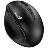 MOUSE Genius, Ergo 8300S, PC sau NB, wireless, 2.4GHz, optic, 1600 dpi, butoane/scroll 7/1, USB-A, negru, 31030037400 (timbru verde 0.18 lei) 