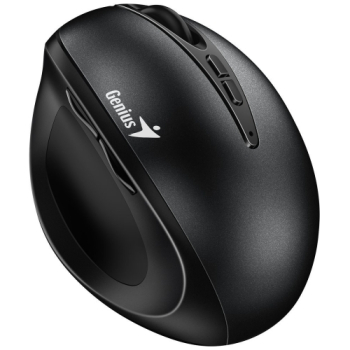 MOUSE Genius, Ergo 8300S, PC sau NB, wireless, 2.4GHz, optic, 1600 dpi, butoane/scroll 7/1, USB-A, negru, 31030037400 (timbru verde 0.18 lei) 