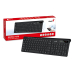 TASTATURA GENIUS wireless, multimedia, 104 taste + 12 taste multimedia, design ergonomic, USB, negru, SlimStar 7230 31310021400 (timbru verde 0.8 lei) 
