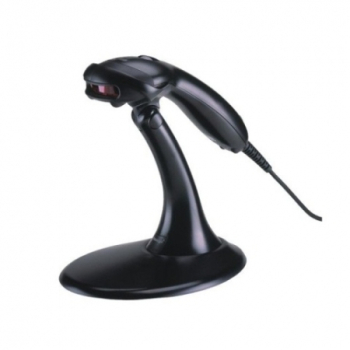 Scanner coduri de bare Honeywell RS232 Kit: black scanner (MS9540-41-3), stand (46-46128 and 46-46351), EU power supply (46-00526), coiled RS232 PowerLink cable MK9540-37C41