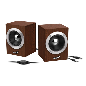 BOXE GENIUS 2.0, RMS: 6W (2 x 3W), USB power, wood, SP-HF280 31730028400 (timbru verde 0.8 lei) 