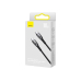 CABLU alimentare si date Baseus Glimmer, Fast Charging Data Cable pt. smartphone, USB Type-C la USB Type-C 100W, 1m, negru 