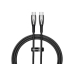 CABLU alimentare si date Baseus Glimmer, Fast Charging Data Cable pt. smartphone, USB Type-C la USB Type-C 100W, 1m, negru 
