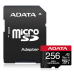 Card memorie ADATA MICROSDXC 256GB AUSDX256GUI3V30SHA2-RA1 