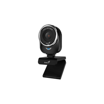 CAMERA WEB GENIUS senzor 1080p Full-HD cu rezolutie video 1920x1080, QCam 6000, microfon, black 32200002407 (timbru verde 0.18 lei) 