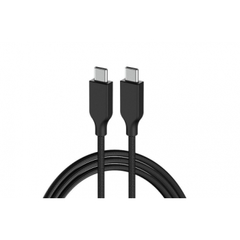 CABLU alimentare si date Genius, pt. smartphone, USB 3.1, USB Type-C (T) la USB Type-C (T), PD 3.0 60W, 1m, braided nylon, negru, 32590006400 (timbru verde 0.08 lei) 
