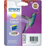 Cartus Cerneala Epson T0804 Yellow Claria for Stylus Photo P50, R265, R285 /360,RX560 RX585, PX700W,PX800FW, PX810, PX710 C13T08044011