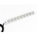 Prelungitor Bachmann 19" 1u 9 prize schuko 2m Rack Kit 333.401
