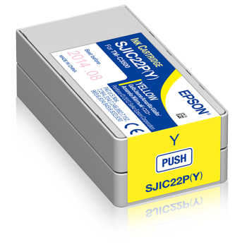 Epson SJIC22P(Y): Ink cartridge for ColorWorks C3500 (yellow) C33S020604