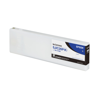 Imprimanta Epson SJIC26P(K): Ink cartridge for ColorWorks C7500 (Black) C33S020618