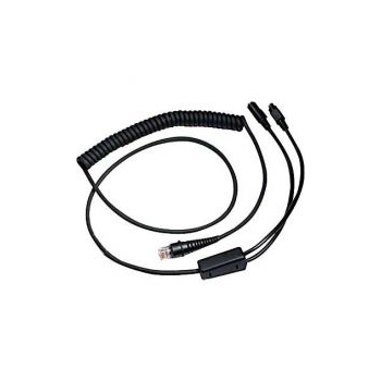 Scanner coduri de bare Honeywell Cable: KBW, black, PS2, 3m (9.8´), coiled, 5 V external power with option for host power CBL-720-300-C00