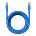 PATCH CORD UTP Baseus Cat6, fire din cupru, round cable, viteza maxima 1 Gbps, PVC, 5m, albastru B00133204311-04 (timbru verde 0.08 lei) - 6932172637118 