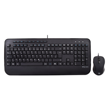 PRO USB KEYBOARD MOUSE COMBO DE/FULLSIZE/PALMREST GERMAN QWERTZ