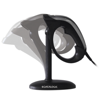 Heron HD3430 USB Kit, Black (Kit includes 2D Scanner, Stand and USB Cable)