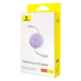 CABLU alimentare si date Baseus Free2Draw Mini, Fast Charging Data Cable pt. smartphone, retractabil, USB Type-C la USB Type-C 100W, 1m, violet 