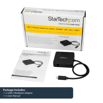 Docking Station StarTech MULTIPORT ADAPT USB-C/4K HDMI GBE USB-C/A DKT30CHD Docking Station StarTech MULTIPORT ADAPT USB-C/4K HDMI GBE USB-C/A DKT30CHD