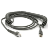 Zebra EVM CABLE - SHIELDED USB: SERIES A CONNECTOR, 15FT. (4.6M), COILED CBA-U29-C15ZBR