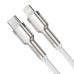 Cablu Baseus Type-C la Lightning 1m alb CATLJK-A02