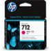 Cartus cerneala Original HP Magenta, nr.712, pentru Designjet T630 series, 38ml, (timbru verde 0.15 lei), 3ED68A 