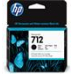 Cartus cerneala Original HP Black, nr.712, pentru Designjet T630 series, 80ml, (timbru verde 0.15 lei), 3ED71A 