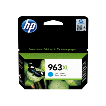 Cartus Cerneala Original HP Cyan, nr.963XL, pentru OfficeJet Pro 9010|9013|9014|9020|9023, 1.6K, (timbru verde 0.15 lei), 3JA27AE 