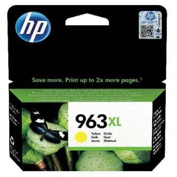 Cartus Cerneala Original HP Yellow, nr.963XL, pentru OfficeJet Pro 9010|9013|9014|9020|9023, 1.6K, (timbru verde 0.15 lei), 3JA29AE 