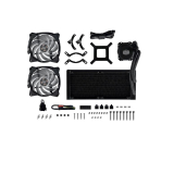 Cooler Cooler Master MASTERLIQUID 240 Core, compatibil skt. Intel si AMD, racire cu lichid, ventilator 120 mm x 2, 2000 rpm, iluminat RGB, MLW-D24M-A18PZ-R1 (timbru verde 2.00 lei) 