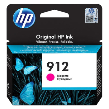 Cartus Cerneala Original HP Magenta, nr.912, pentru OfficeJet 8013|8023, 0.315K, (timbru verde 0.15 lei), 3YL78AE 