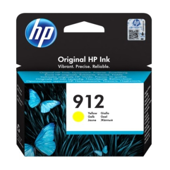 Cartus Cerneala Original HP Yellow, nr.912, pentru OfficeJet 8013|8023, 0.315K, (timbru verde 0.15 lei), 3YL79AE 