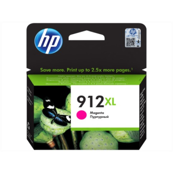 Cartus Cerneala Original HP Magenta, nr.912XL, pentru OfficeJet 8013|8023, 825, (timbru verde 0.15 lei), 3YL82AE 