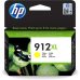 Cartus Cerneala Original HP Yellow, nr.912XL, pentru OfficeJet 8013|8023, 825, (timbru verde 0.15 lei), 3YL83AE 