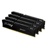 Memorie Kingston 128GB DDR5-5200MT/S CL40 DIMM/(KIT OF 4) FURY BEAST BLACK XMP KF552C40BBK4-128