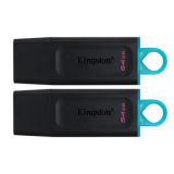 Stick USB Kingston 64GB DT EXODIA USB3.2 GEN 1/(BLACK + TEAL) 2 PIECES DTX/64GB-2P