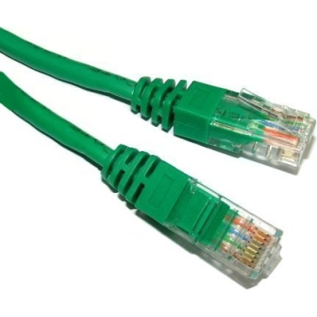 PATCH CORD UTP SPACER Cat5e, cupru-aluminiu, 5 m, verde, AWG26, SP-PT-CAT5-5M-G (timbru verde 0.18 lei) 