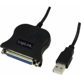 Adaptor USB - Paralel Logilink USB tata la PARALEL mama 1.5 m UA0054A